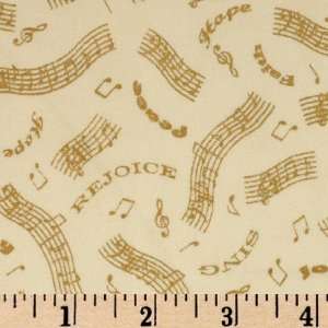   Of The World Music Cream Fabric By The Yard Arts, Crafts & Sewing