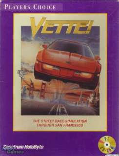 Vette PC CD classic arcade corvette racing race game  