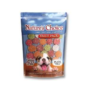  Pets Natures Choice 100 Percent Natural Rawhide Lollipop with Twist 