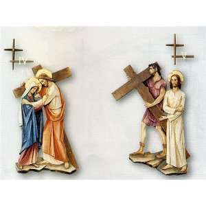  Stations of the Cross by Roman Stuffer  16in