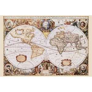  Map of the World Poster Laminated