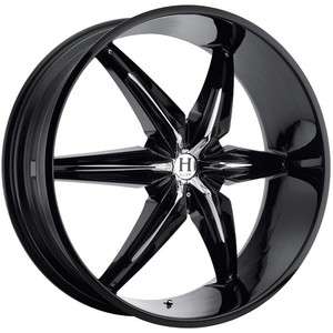 24 inch Helo HE866 black wheels rims 6x5.5 6x139.7 +10  