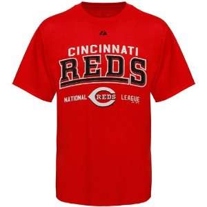  MLB Majestic Cincinnati Reds Red Built Legacy T shirt 