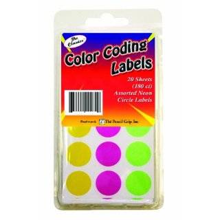   The Classics Color Coding Labels, Neon, 20 Sheets, 180 Count (TPG 460