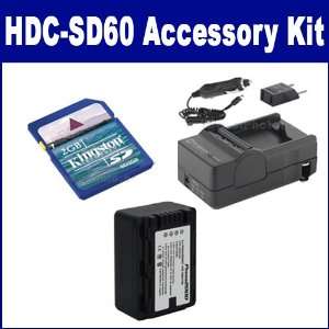  Panasonic HDC SD60 Camcorder Accessory Kit includes ACD776 Battery 