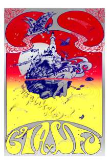 Hapshash Pink Floyd CIA vs. UFO Poster  