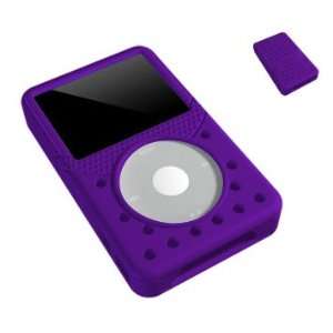60GB / 80GB iPod Video Wrap Silicone Case by iFrogz   Purple Parade 