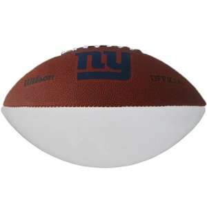  Wilson New York Giants Super Bowl XLVI Mini Autograph Football 