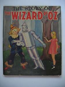 The Story of The Wizard of Oz Book C.1939 by L. Frank Baum  
