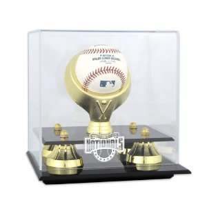Golden Classic MLB Single Baseball Nationals Logo Display Case  