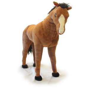  Standing Brown Horse (32) Toys & Games