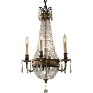 Murray Feiss F2462/4OBZ/BRB Bellini Collection 4 Light Mini Chandelier 