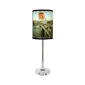  London Bridge Table Lamp With Crystal Base