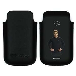  Star Trek the Movie Kirk on BlackBerry Leather Pocket Case 