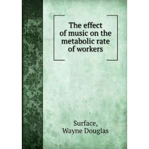  The effect of music on the metabolic rate of workers 