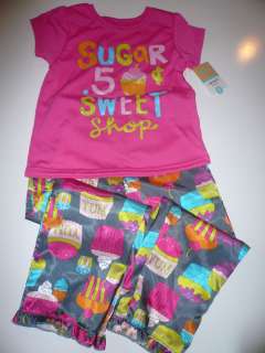 NWT~Carters Girls Pajama Set. Size 5.  