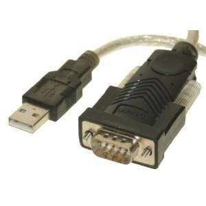   USB RS 232 Serial Adapter DB 9 Male works Vista and XP Electronics