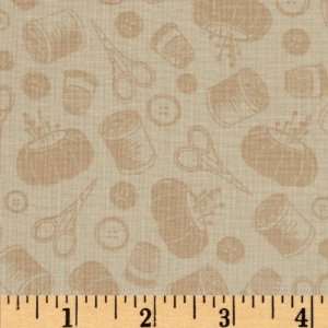    44 Wide Sew Tonal Beige Fabric By The Yard Arts, Crafts & Sewing