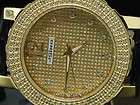 LADIES JOJINO .25CT DIAMOND FLOATING STONE YELLOW WATCH