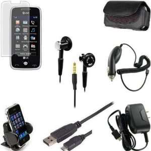  Accessory Bundle GS390 (7in1) for LG Prime AT&T   Custom 