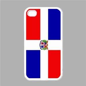  Dominican Republic Flag White Iphone 4   Iphone 4s Case 