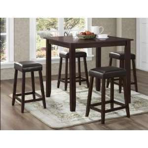  5PC Counter Height Table Set Furniture & Decor