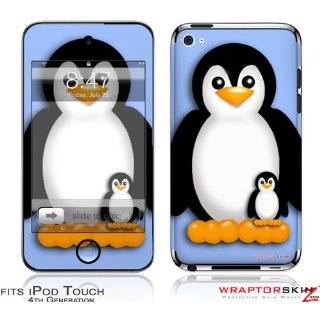 iPod Touch 4G Skin   Penguins on White by WraptorSkinz