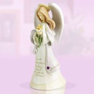 February Birthstone Angel Figurine