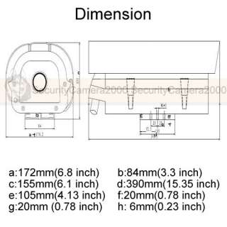 specifications reminding the power adapter is not included led high 