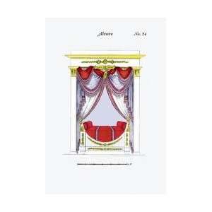  French Empire Alcove Bed No 24 20x30 poster
