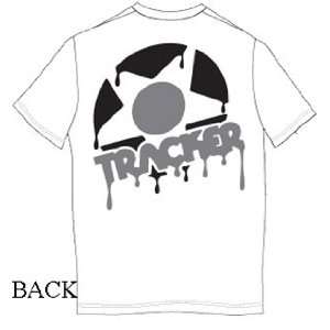    Tracker Trucks T Shirts Drip BLACK/GREY Logo