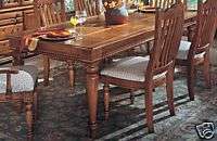 Pine Rectangular Extension Table & 4 Arm Chairs  