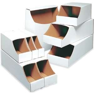   in. x 12 in. x 4 .50 in. Stackable Bin Boxes  50