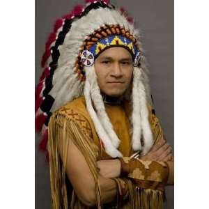  Portrait of a Native American in a Studio   Peel and Stick 