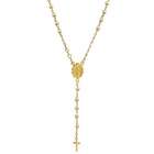 Sea of Diamonds 14k Yellow Gold Bead Rosary Necklace (26)
