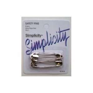  Simplicity Large Safety Pins   Case of 24 