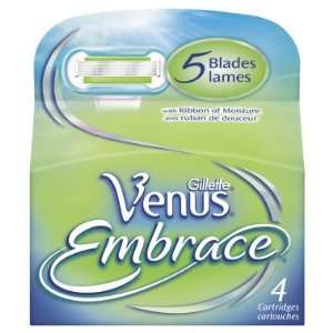  Gillette Venus Embrace Cartridges, 4 ct Health & Personal 