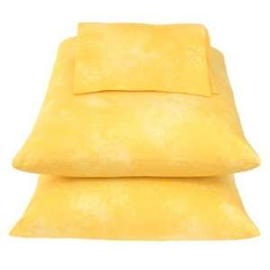   Coolers Tie Dye Banana Yellow 250 TC Sheet Set