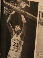 1981 KENTUCKY yearbook SAM BOWIE basketball JOE B HALL  
