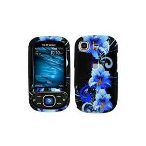  Samsung A687 Strive Graphic Case   Blue Flower Cell 