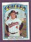 1972 Topps Earl Weaver Orioles #323 NM *59