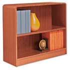   Corner Wood Veneer Bookcase 2 Shelf 35 3/8W X 11 3/4D X 30H Medium Oak