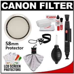 com Canon 58mm Screw in Protection Filter for EF 15mm, 100mm f/2 f/2 