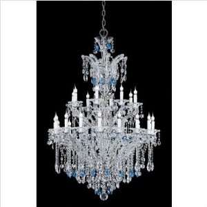  Nulco Lighting Chandeliers 431 12 01 B Strass Crystal Blue 