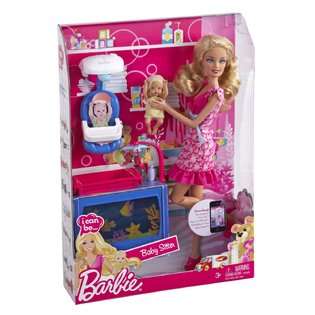 Mattel Barbie I Can Be Baby Caregiver Doll Playset 