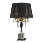 Dimond D1744 Mount Caufield Table Lamp, Black Faux Marble and Egyptian 