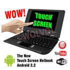 WolVol Touch Screen Black MINI LAPTOP NETBOOK 7 Computer Android 2.2 