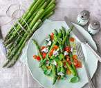 Asparagus with lemon vinaigrette
