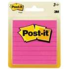 3M Post it Lined Sticky Note Ultra 3x3 3 Pk BP Package of 6