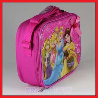 Disney Princess Flowers Tangled Insulated Lunch Bag Box  